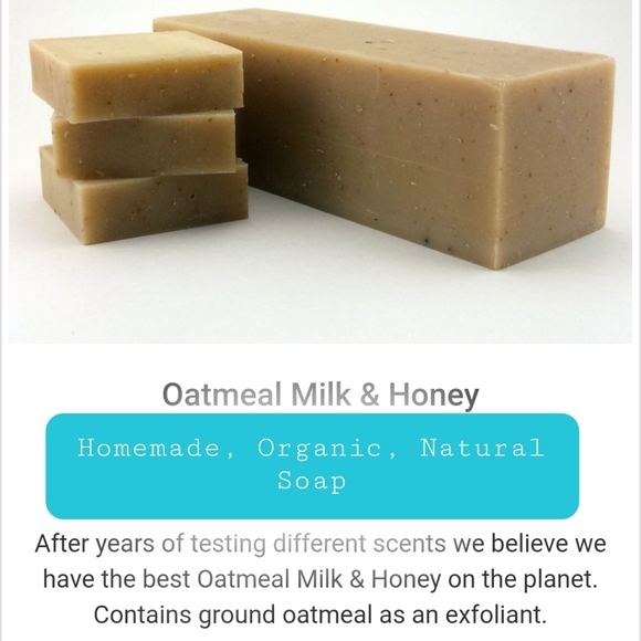 Homemade Oatmeal Milk & Honey Hand Soap - Picture 2 of 10